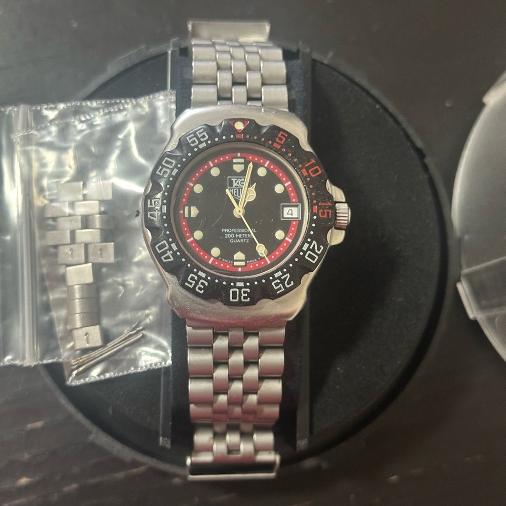 Men’s tag heuer vintage formula1 watch 34mm with box